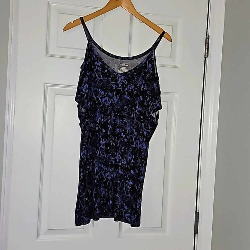 SOMA cold shoulder tunic, size M